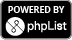 powered by phpList 3.5.4, &copy; phpList ltd